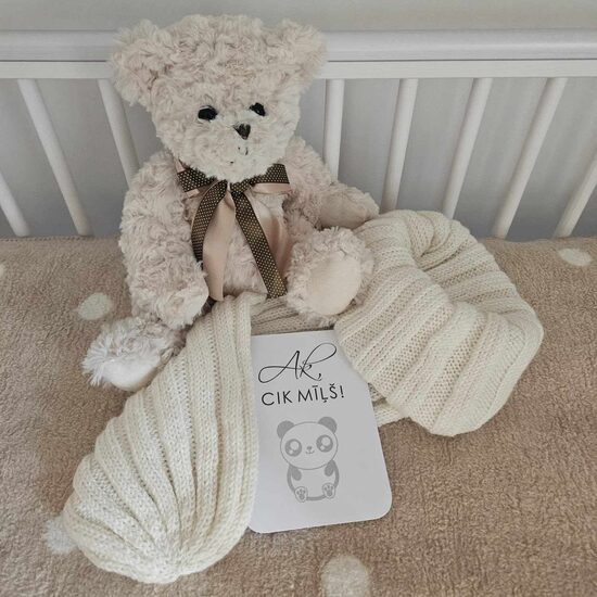 Merino vilnas kokons jaundzimušajam